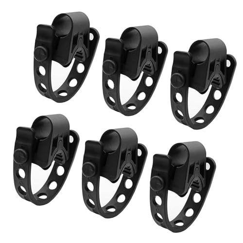 harayaa 6x Fahrradträger Ersatzgurte Bindegurt für 1" Rohrträger Multi Loch Design Verstellbar von harayaa