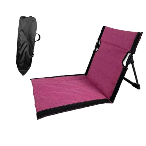 harayaa Bodenstuhl mit Rückenlehne Strandsitze Campingstuhl Strandliege für Rucksackreisen, Pitaya Farbe39x40x38 cm harayaa Bodenstuhl mit Rückenlehne Strandsitze Campingstuhl Strandliege für Rucksackreisen, Pitaya Farbe39x40x38 cm von harayaa