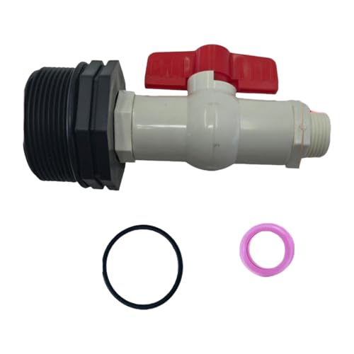 harayaa Fasshahn PVC-Steuerventil -Tankadapter Direkter Ersatz Praktischer Mehrzweck-Wassertankanschluss Auslaufsicher harayaa Fasshahn PVC-Steuerventil -Tankadapter Direkter Ersatz Praktischer Mehrzweck-Wassertankanschluss Auslaufsicher von harayaa