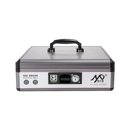 harayaa Geldkassette mit Geldfach Und Schloss, Geldaufbewahrungsbox, Aufbewahrung von Schecks, Herausnehmbares Tablett, Verschließbarer Safe für Kunsthandwerk, 34cm x 27.5cm x 11.5cm harayaa Geldkassette mit Geldfach Und Schloss, Geldaufbewahrungsbox, Aufbewahrung von Schecks, Herausnehmbares Tablett, Verschließbarer Safe für Kunsthandwerk, 34cm x 27.5cm x 11.5cm von harayaa