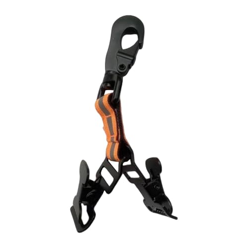 harayaa Halter für Feuerwehrhandschuhe mit Clips für Die Einsatzausrüstung, Orange von harayaa