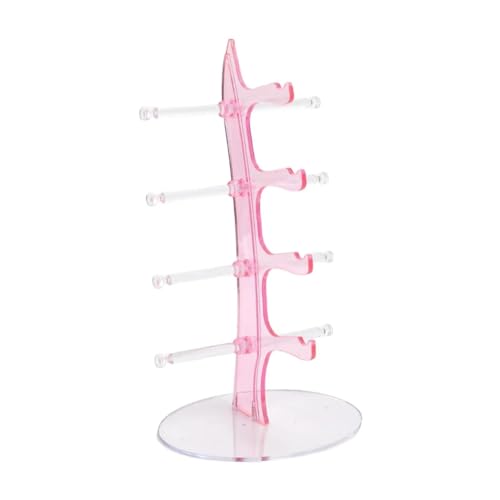 harayaa Sonnenbrillen-Organizer, Brillenhalter, Schaufenster für Brillen, 4 Paar Brillen, Regal, Tisch, Sonnenbrillen-Show-Rack, Rosa harayaa Sonnenbrillen-Organizer, Brillenhalter, Schaufenster für Brillen, 4 Paar Brillen, Regal, Tisch, Sonnenbrillen-Show-Rack, Rosa von harayaa