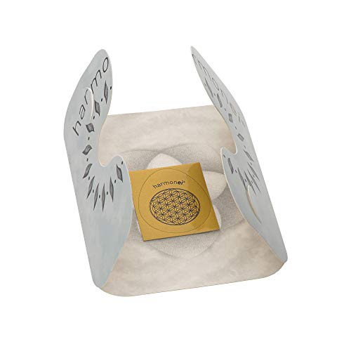 Strahlenschutz für Laptop PC Bildschirm Wlan - EMF Protection und Abschirmung - Für ein bewusstes Arbeiten - Elektrosmog Neutralisierer - Anti radiation shield Aufkleber 4,3 x 5,3 cm Gold von harmonei