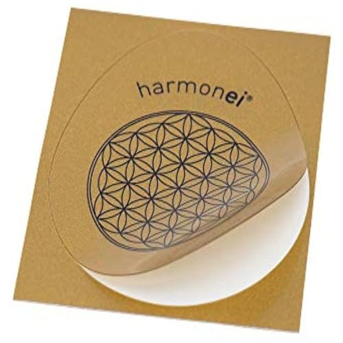harmonei Strahlenschutz für Handy - Strahlung Abschirmung - EMF Blocker - Elektrosmog-Schutz Aufkleber für Smartphone - 5G optimiert - Radiation Shield von harmonei