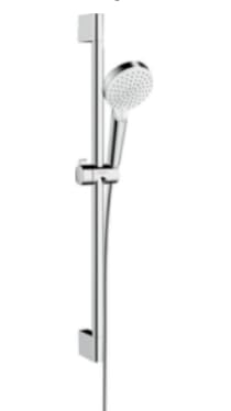 HARNART Duschstange und Handbrause,Brauseset mit Duschsäule Brauseset mit Duschsäule,Schwarz von harnart