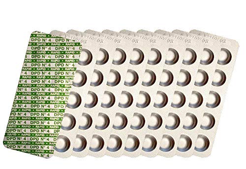 harren24 Testtabletten DPD No. 4 Rapid für Schütteltester (Testtabletten, 250 Tabletten) von harren24