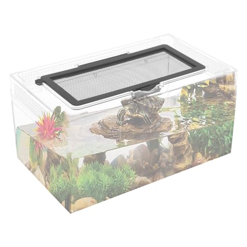 Harupink Reptilien Terrarium Box 30×18×15cm 360° Large Transparente PC Terrarium,Reptil Fütterungsbox mit Belüftung,Insekten Futterbox Reptilien Aufzuchtbox für Amphibien,Mäuse und Insekten(Stil 1) Harupink Reptilien Terrarium Box 30×18×15cm 360° Large Transparente PC Terrarium,Reptil Fütterungsbox mit Belüftung,Insekten Futterbox Reptilien Aufzuchtbox für Amphibien,Mäuse und Insekten(Stil 1) von harupink