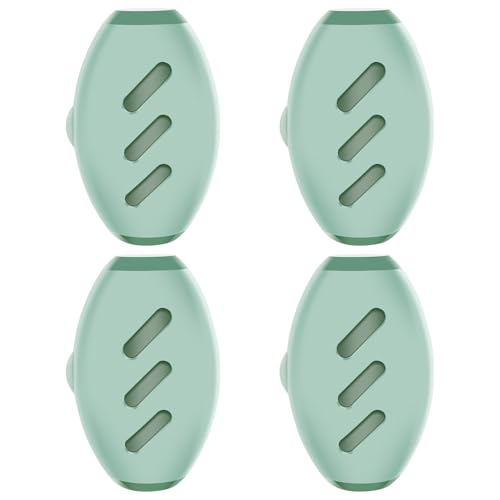 Harupink 4 Stück Fusselrollen Tragbar Fusselrolle,Wiederverwendbar Lint Roller,Waschbarer klebrige Gel Fusselrolle Ball,Fusselrolle Tierhaare für Haustier Haar,Kleidung,Reisen,Haus von harupink