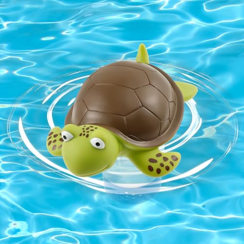 harupink Dosierschwimmer Pool Meeresschildkröten Chlor Dosierer Schwimm Einstellbare Chemikalienschwimmer Schwimmender Chlorspender Pool Zubehör für Bad Spa Aquarium und PoolWasser sauber von harupink