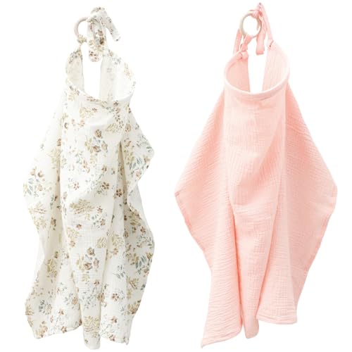 harupink Musselin-Abdeckung zum Stillen,2 Stück Stillbezug für Babys,100×65 cm,Stilltuch für Unterwegs,Weicher und Atmungsaktiver Stillschal Doppelschicht Stillschürze für Baby Mutter(Rosa+Weiß) harupink Musselin-Abdeckung zum Stillen,2 Stück Stillbezug für Babys,100×65 cm,Stilltuch für Unterwegs,Weicher und Atmungsaktiver Stillschal Doppelschicht Stillschürze für Baby Mutter(Rosa+Weiß) von harupink