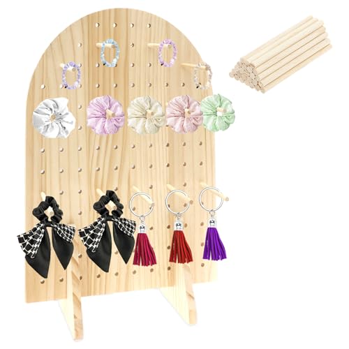 harupink Stecktafel-Präsentationsständer mit 25 Holzstab,Schmuck Verkaufsständer aus Holz,peg Board für Handwerksshows und Messen,Einzelhandelsgeschäfte,Händler,Kunst und Handwerk(klein 40×29.5cm) harupink Stecktafel-Präsentationsständer mit 25 Holzstab,Schmuck Verkaufsständer aus Holz,peg Board für Handwerksshows und Messen,Einzelhandelsgeschäfte,Händler,Kunst und Handwerk(klein 40×29.5cm) von harupink