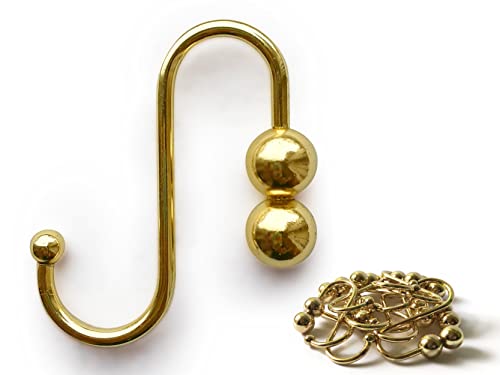 harvestcomfort 10 Deko S-Haken Gold - Metallhaken zum Aufhängen im Flur, Wohnzimmer, Küche oder Garten harvestcomfort 10 Deko S-Haken Gold - Metallhaken zum Aufhängen im Flur, Wohnzimmer, Küche oder Garten von harvestcomfort