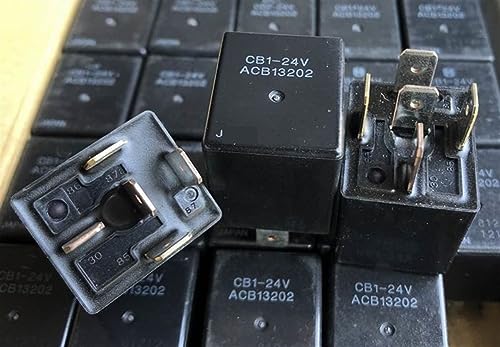 CB1-24V ACB13202 CB1-12V ACB13201 (V4-1C-12V/24V) Relais 5-polig Relaissockel 1St (Size : CB1-24V ACB13202) von hasmi