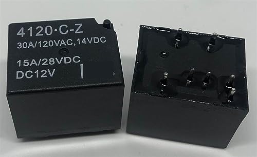hasmi 4120-CZ DC12V 4120-CZ DC24V (4119-1C-7P-8MM-12V/24V-30A) Relais 7pins 1St (Size : 4120-C-Z DC12V) von hasmi
