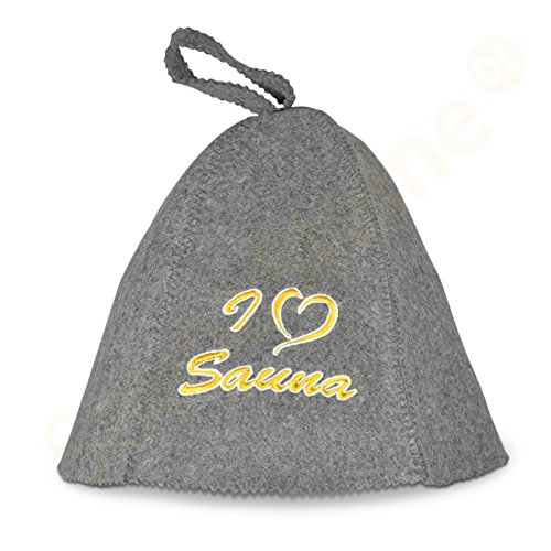 Sauna Hat "I Love Sauna" von Hat