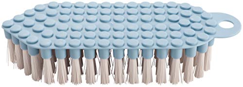 haug bürsten - Flexo-Bürste mit Flexibler Scheuerbürste - Farbe: Soft Blau - Größe: 190 x 70 x 25 mm - Made in Germany von haug bürsten