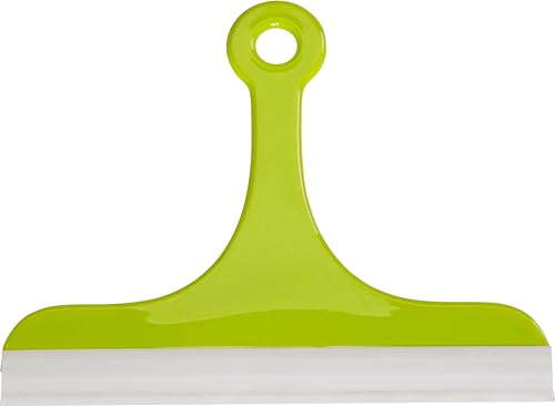 haug bürsten - Glas- und Fliesenabzieher - Farbe: Lime - Maße: 16,5 x 20 x 0,5 cm - Besatz: Gummilippe - Made in Germany von haug bürsten