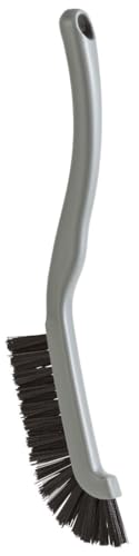 haug bürsten „Fugenbürste“ aus recyceltem Kunststoff - 220x15x45 mm - Harter Besatz aus recyceltem PET, hitzebeständig bis 130 °C - Grau, hygienisch & langlebig - Made in Germany von haug bürsten