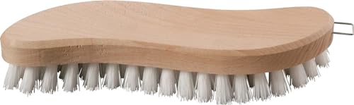 haug bürsten - Scheuerbürste - Ideal um effizient und gründlich den Boden zu säubern - Form: S-Form - Material: Holz -Made in Germany von haug bürsten