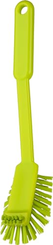 haug bürsten - die sanfte Kratzbürste - Farbe: Lime - Größe: 275 x 60 x 20 mm - Made in Germany von haug bürsten