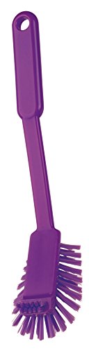 haug bürsten - die sanfte Kratzbürste - Farbe: Plum - Größe: 275 x 60 x 20 mm - Made in Germany von haug bürsten