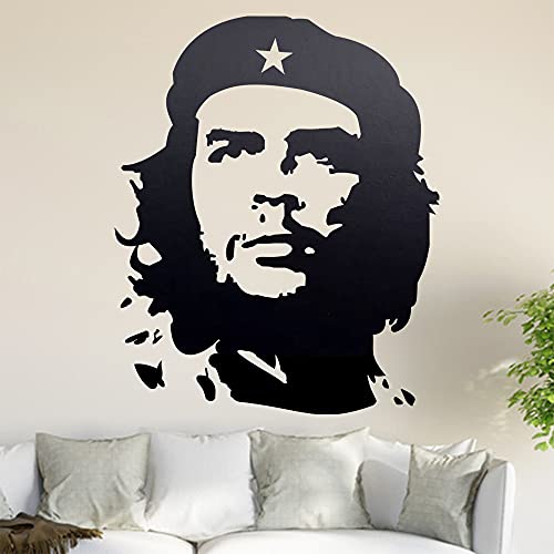 Che Guevara Wandtattoo in 6 Größen - Wandaufkleber Wall Sticker - Dekoration, Küche, Wohnzimmer, Schlafzimmer, Badezimmer von hauptsachebeklebt