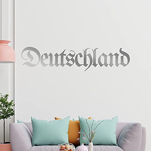 KIWISTAR Deutschland altdeutsche Schrift - Oldschool Retro Wandtattoo in 6 Größen - Wandaufkleber Wall Sticker - Dekoration, Küche, Wohnzimmer, Schlafzimmer, Badezimmer von hauptsachebeklebt