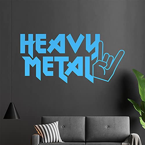 KIWISTAR Heavy Metal Hand Hörner - Hardrock Rock Zeichen Wandtattoo in 6 Größen - Wandaufkleber Wall Sticker - Dekoration, Küche, Wohnzimmer, Schlafzimmer, Badezimmer von hauptsachebeklebt