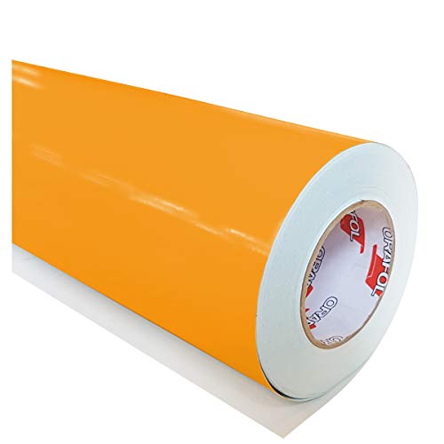 Klebefolie 621 - Farbnummer 020 - Goldgelb 5m x 63 - Möbelfolie - Plotterfolie- selbstklebend von hauptsachebeklebt