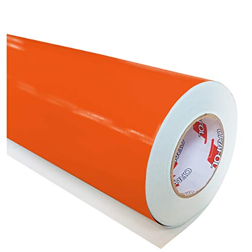 Klebefolie 621 - Farbnummer 034 - Orange 5m x 63 - Möbelfolie - Plotterfolie- selbstklebend von hauptsachebeklebt