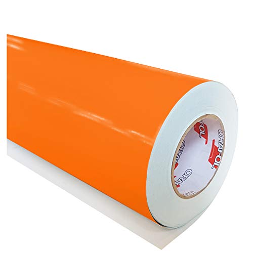 Klebefolie 621 - Farbnummer 035 - Pastellorange 5m x 63 - Möbelfolie - Plotterfolie- selbstklebend von hauptsachebeklebt