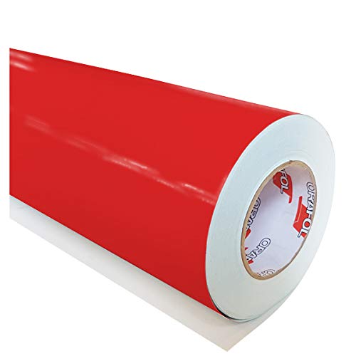 Klebefolie 621 - Farbnummer Set 031 - Rot 5m x 63 - Möbelfolie - Plotterfolie - Selbstklebend (Klebefolien Set inkl. weichem Filzkantenrakel) von hauptsachebeklebt