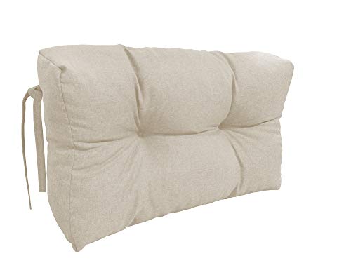 chilly pilley Palettenauflage Schaumflocken palettenkissen Palettenpolster Palettenmöbel Palettensofa Rückenlehne Sitzkissen Seitenkissen Set (Seitenkissen 65 x 60 Elfenbein) von chilly pilley