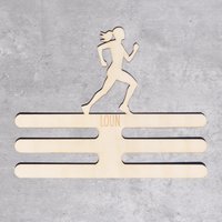 Medaillenhalter, Name, Kinderzimmer, Wanddeko, Aufbewahrung, Personalisiert Medaillenhalter, Name, Kinderzimmer, Wanddeko, Aufbewahrung, Personalisiert von hausgemachtShop