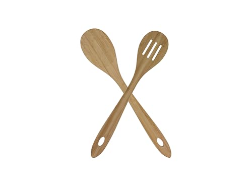 hausleben Kochlöffel-Set | 30 cm | Natur | Bambus | umweltfreundlich | Küche | 2er Set | Küchenhelfer | Rührlöffel hausleben Kochlöffel-Set | 30 cm | Natur | Bambus | umweltfreundlich | Küche | 2er Set | Küchenhelfer | Rührlöffel von hausleben
