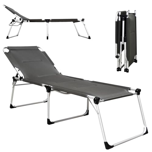 hausratplus osoltus Soft Touch Dreibeinliege XXL Soft Touch 3D MESH AIR gepolstert Silber/anthrazit von hausratplus