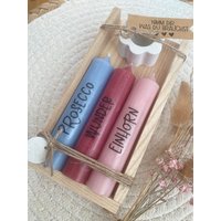Nimm Dir Was Du Brauchst Einhorn Wunder Prosecco Kerzen/Geschenkset Kerzenset Nimm Dir Was Du Brauchst Einhorn Wunder Prosecco Kerzen/Geschenkset Kerzenset von havelmade
