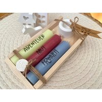Nimm Dir Was Du Brauchst Kerzen Freiheit Abenteuer Mut/Geschenkset Kerzenset von havelmade