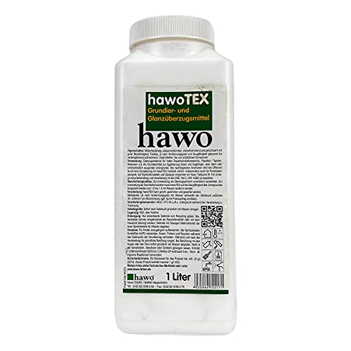 hawo - hawoTEX - Grundier- und Glanzüberzugsmittel - 1 L von hawo