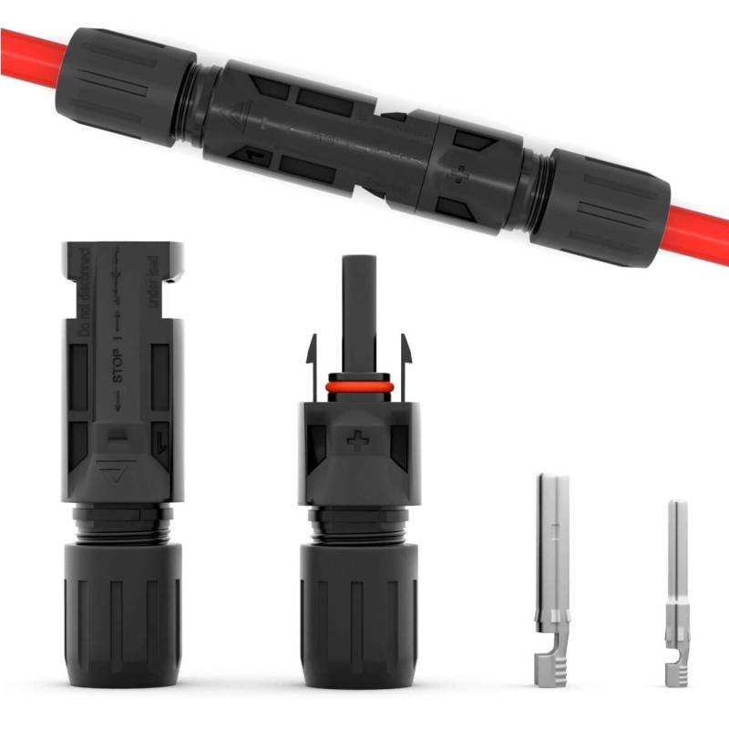 hb-digital 10 Paare Solarstecker 1000V PV Stecker IP68 für Solarkabel 4mm² oder 6mm² von hb-digital