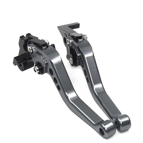 hcksw Motorradzubehör, Bremshebel für CB500F 2013–2020 CB 500F/X, CNC-Aluminium, verstellbar, kurze Kupplungshebel (Titan) von hcksw