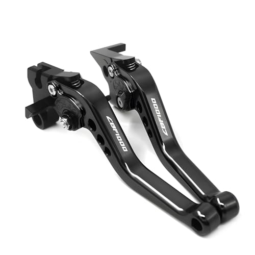 hcksw Motorradzubehör, Bremshebel für CBF1000 2006–2009, CBF 1000, CNC-Aluminium, verstellbar, kurze Kupplungshebel, Schwarz hcksw Motorradzubehör, Bremshebel für CBF1000 2006–2009, CBF 1000, CNC-Aluminium, verstellbar, kurze Kupplungshebel, Schwarz von hcksw