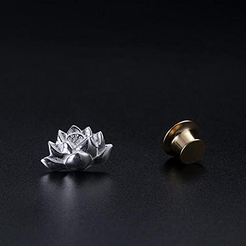 hcma 925 Sterling Silber Hochwertiger Edler Schmuck Feine Damenbekleidung Lotus Vintage Herren Brosche Chinesischen Stil von hcma