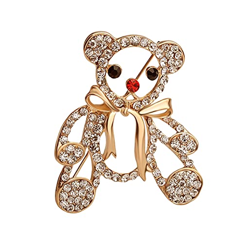 hcma Cute Teddy Bear Bridal Enamel Brooch von hcma