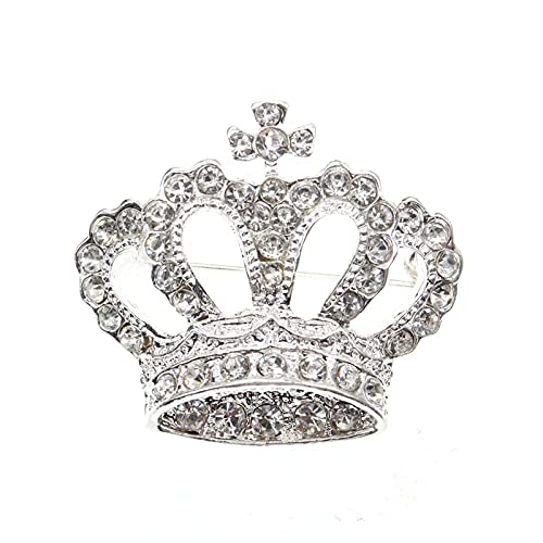 hcma Vintage England Inspired Royal Prince Queen Crown Crystal Rhinestone Pin Brooch hcma Vintage England Inspired Royal Prince Queen Crown Crystal Rhinestone Pin Brooch von HCMA