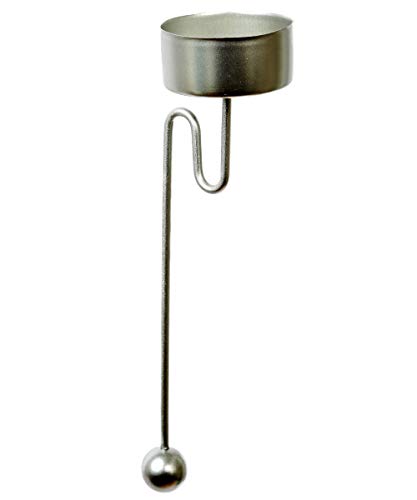 Baumkerzenhalter Balancehalter für Teelicht in verschiedenen Sets (4er, Silber) von hdg