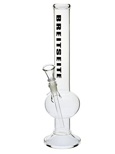 Breitseite Glaspfeife mit großem Wassertank - 42cm, 18,8mm - Head&Nature Bong-Kollektion von head and nature