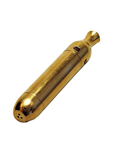 Budbomb Gold - das Original. Unverwüstliche Goldfarbene Purpfeife der Extraklasse - Länge 10 cm - Head&Nature Smoke Shop von head and nature