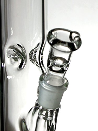 G-Spot Eisbong 5mm Zylinder 18,8-50cm - mit Flutschkopf-Chillum - Head&Nature Bong-Kollektion von head and nature