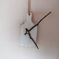 Mini Wanduhr Holz Upcycling von heartmadebysteph